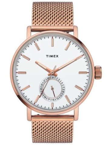 TIMEX ANALOG WHITE DIAL BOY'S WATCH TWEG20002 - Kamal Watch Company