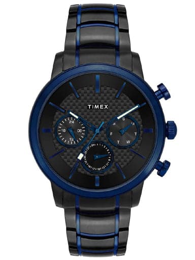 TIMEX MENS BLACK DIAL WATCH TWEG20200 - Kamal Watch Company