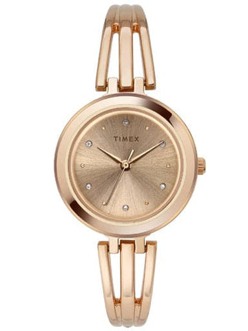 TIMEX ANALOG ROSE GOLD DIAL WOMEN'S WATCH TWTL10305 - Kamal Watch Company