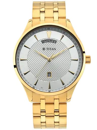 Titan Regalia Opulent Analog Watch For Men Np90127Ym01