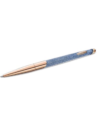 Swarovski Crystalline Nova Anniversary Ballpoint Pen Blue, Rose Gold-Tone Plated 5534319