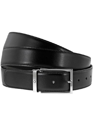 Montblanc Reversible Black/Brown Leather Belt Mb113347