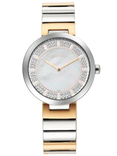 TITAN Purple Unending Beauty Mother Of Pearl Dial Analog Watch 95162KM01 - Kamal Watch Company