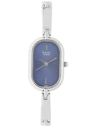 Titan Raga Viva Blue Dial Metal Strap Women's Watch NP2577SM01 - Kamal Watch Company