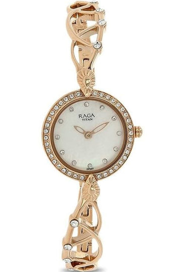 Titan Raga Moonlight Analog Watch for Women NN95022WM01 - Kamal Watch Company