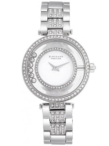 Giordano Analog White Dial Women'S Watch A2054-11