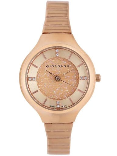 Giordano Womens Two Tone Dial Metallic Analogue Watch Gd-2040-11