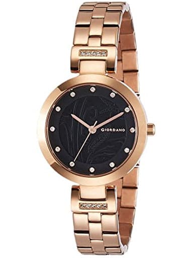 Giordano Analog Black Dial Women's Watch 2784-33 - Kamal Watch Company