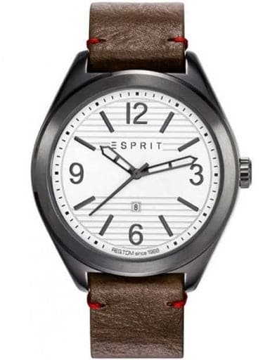 Esprit Analog White Dial Men'S Watch Es108371003