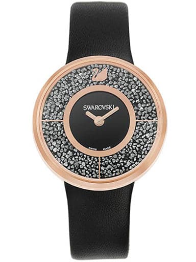 Swarovski Round Analog Black Dial Ladies Watch 5045371