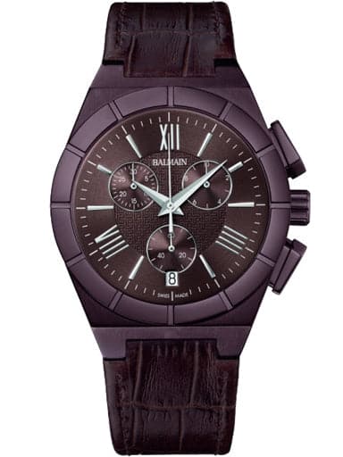 BALMAIN Balmainia Chrono Sport Brown Dial B7584.52.52 - Kamal Watch Company