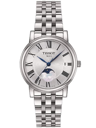 TISSOT CARSON PREMIUM LADY MOONPHASE T122.223.11.033.00 - Kamal Watch Company