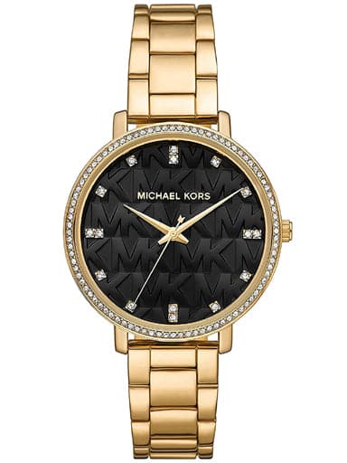 Michael Kors Pyper Three-Hand Gold-Tone Alloy Watch Mk4593I