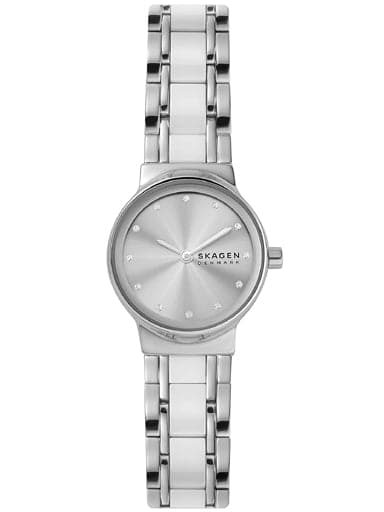 Skagen Freja Lille Two-Hand Silver-Tone Stainless Steel And Ceramic Watch Skw3010