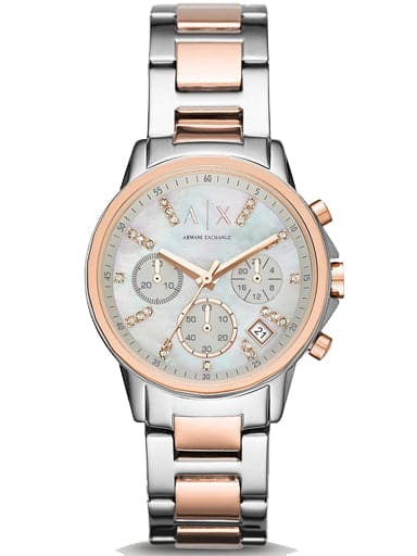 Armani Exchange Chronograph Two-Tone Stainless Steel Watch AX4331I - Kamal Watch Company