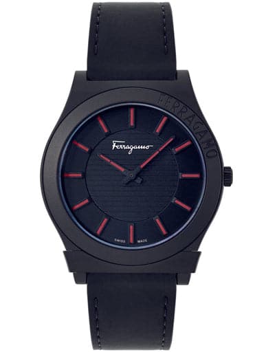 Salvatore Ferragamo Gancini Leather Watch Sfmp00422