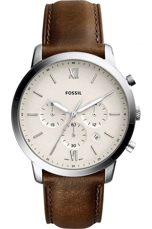 Fossil Neutra Analog Leather Men's Watch FS5380 - Kamal Watch Company