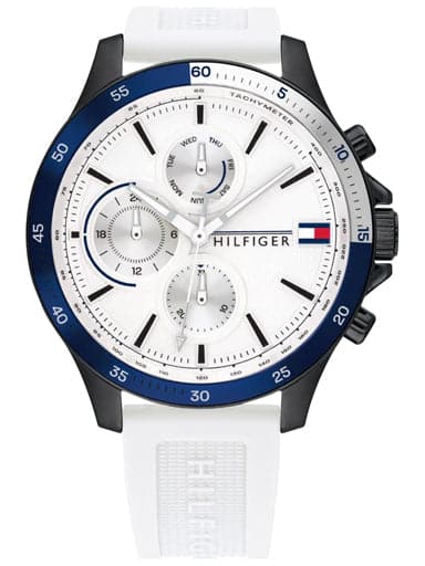 Tommy Hilfiger White Dial Analog Watch For Men Ncth1791723W