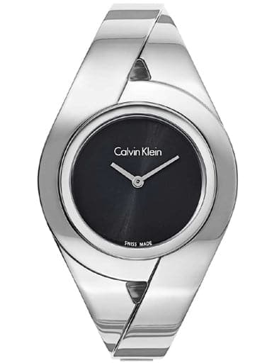 Calvin Klein Sensual Black Dial Ladies Medium Watch K8E2M111