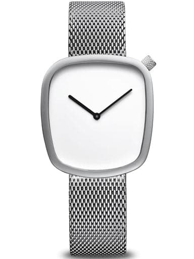 Bering Pebble | Brushed Silver | 18034-004