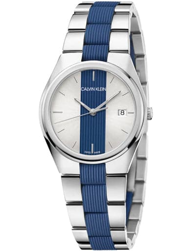 Calvin Klein Contrast Quartz Ladies Watch K9E231Vx