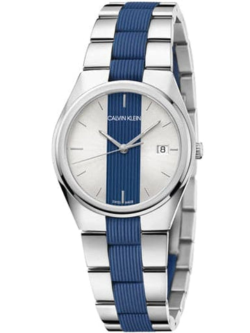 CALVIN KLEIN Contrast Quartz Ladies Watch K9E231VX - Kamal Watch Company