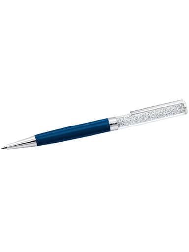 Swarovski Crystalline Ballpoint Pen Blue, Chrome Plated Sw5351068