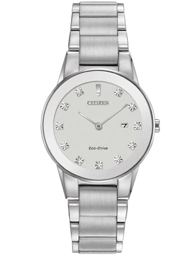 Citizen Analog White Dial Women'S Watch Ga1050-51B