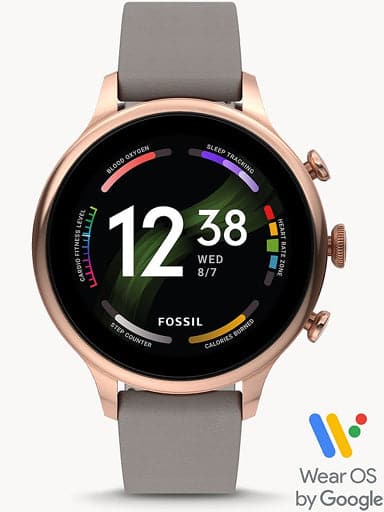 Fossil Gen 6 Smartwatch Grey Leather Ftw6079I