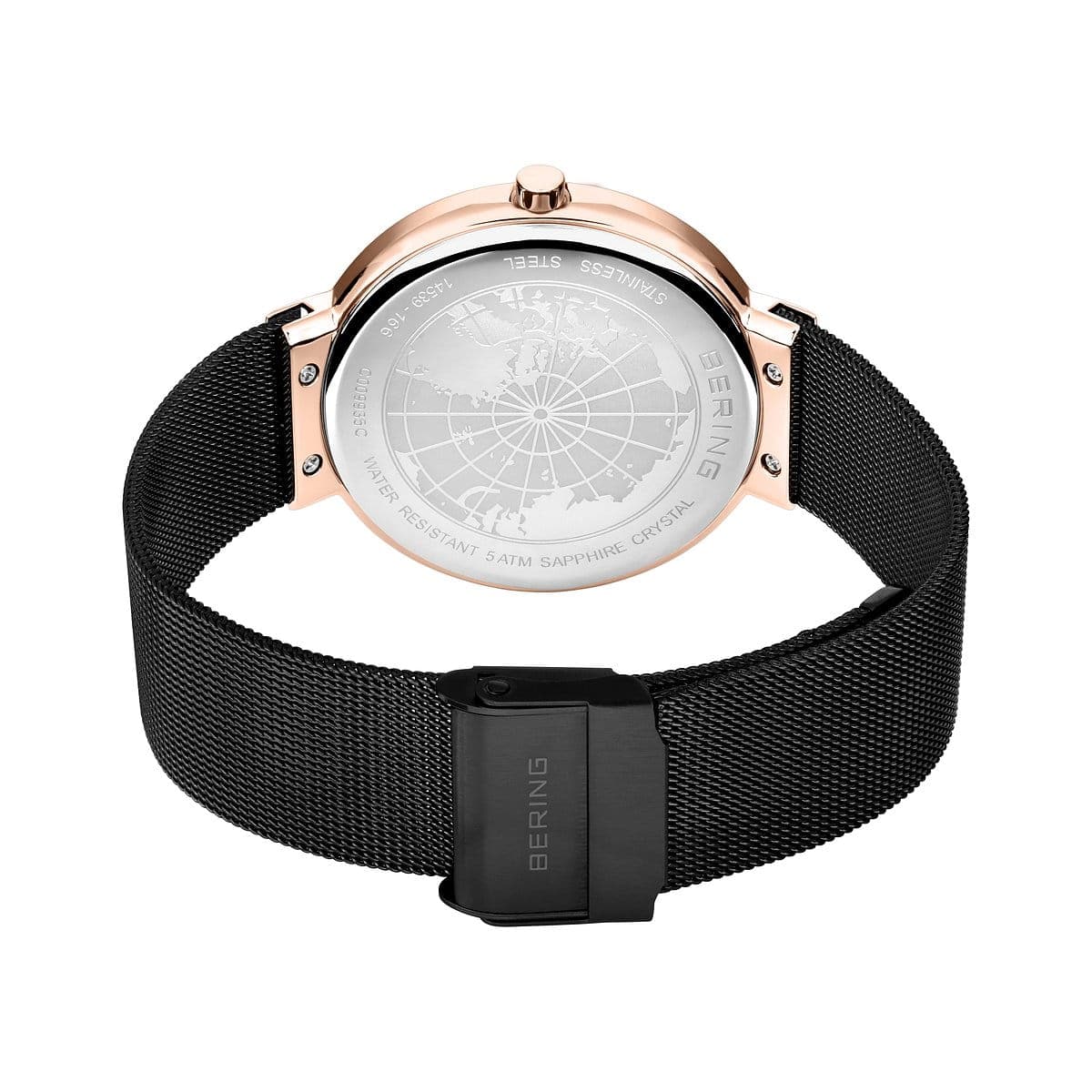 BERING Classic | polished/brushed rose gold | 14539-166 - Kamal Watch Company