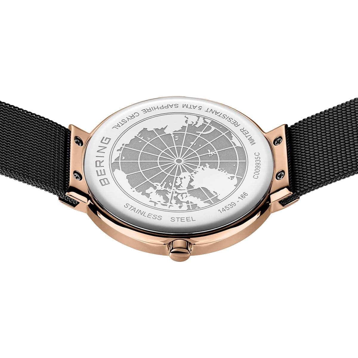 BERING Classic | polished/brushed rose gold | 14539-166 - Kamal Watch Company