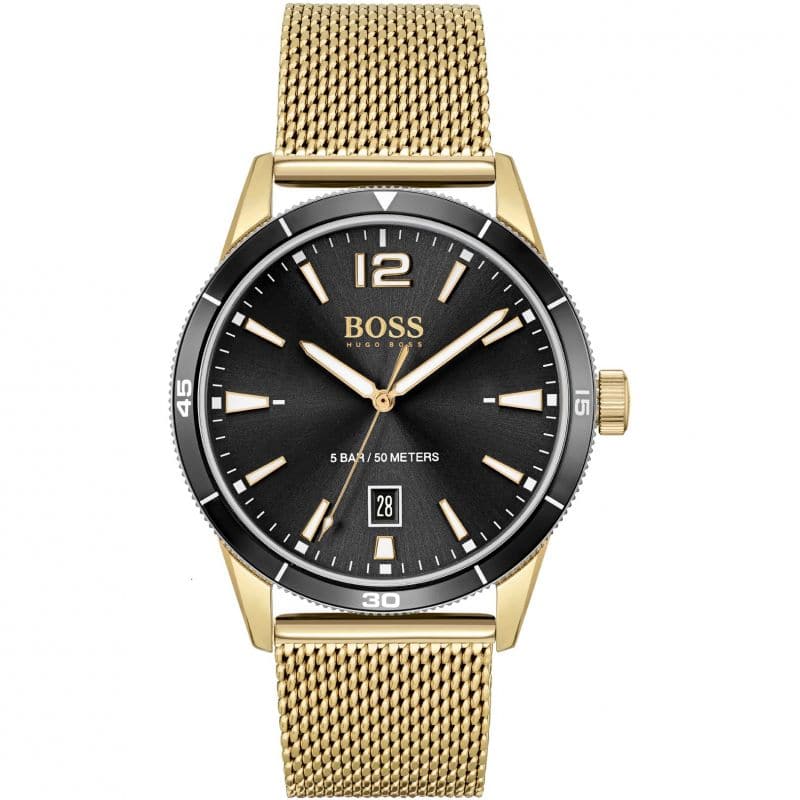 HUGO BOSS Drifter Gold & Black Watch