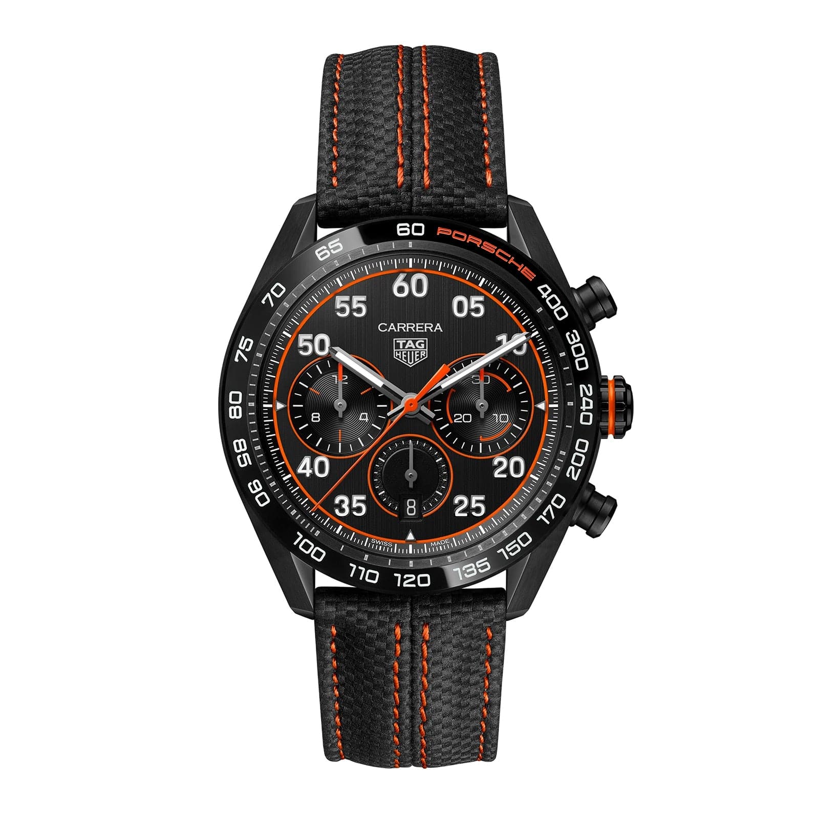 TAG HEUER CARRERA X PORSCHE ORANGE RACING-CBN2A1M.FC6526 - Kamal Watch Company