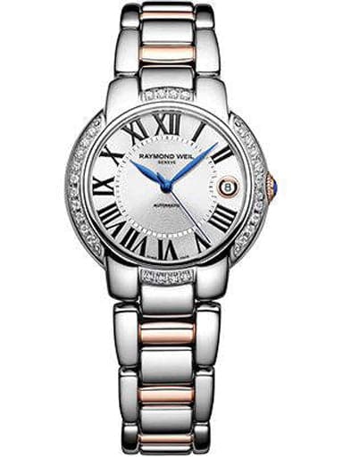 Raymond Weil Jasmine Silver Dial Rose Gold Stainless Steel Ladies Watch