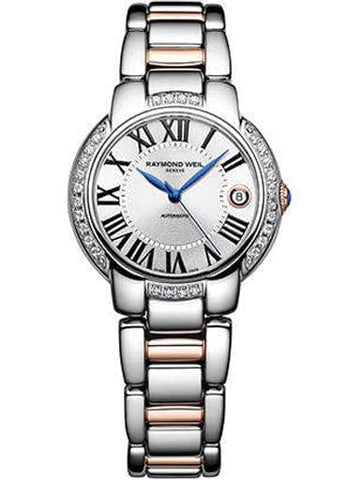 Raymond Weil Jasmine Silver Dial Rose Gold Stainless Steel Ladies Watch - Kamal Watch Company