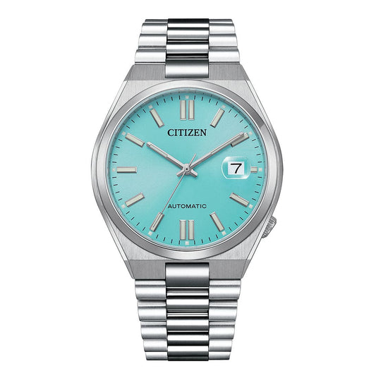 CITIZEN AUTOMATIC GENTS WATCH LIGHT BLUE DIAL - NJ0151-88M - Kamal Watch Company