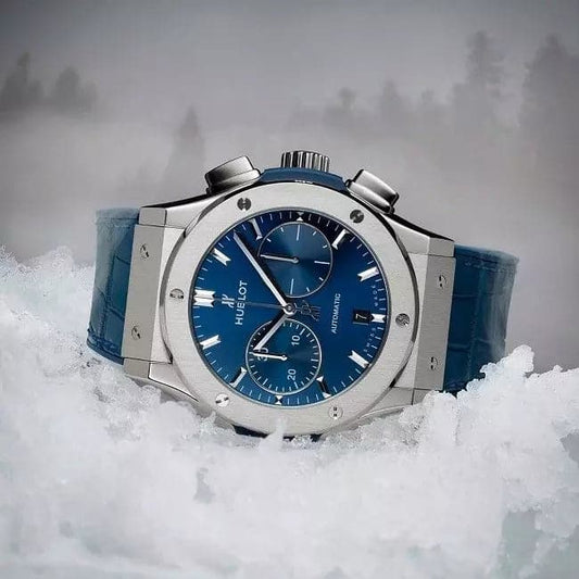 HUBLOT Classic Fusion Chronograph Titanium Blue 521.NX.7170.LR