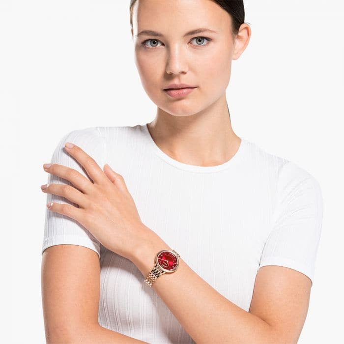 Swarovski red online watch