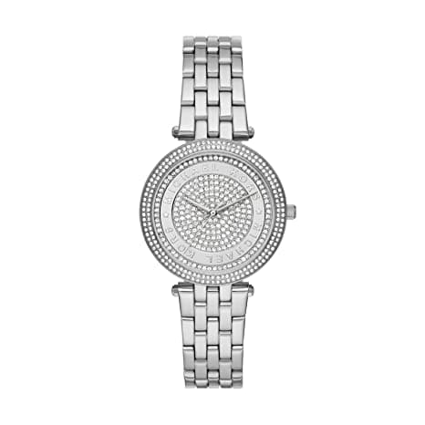 Michael Kors Mens 33 mm Darci Silver Dial Stainless Steel Analog Watch - MK4591I - Kamal Watch Company