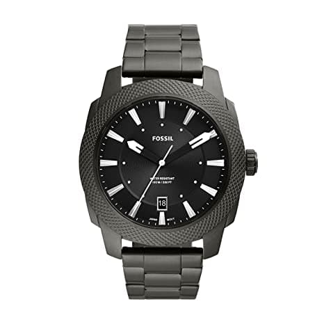 Fossil Machine 49 mm Black Dial Stainless Steel Analog Watch for Men - FS5970I - Kamal Watch Company