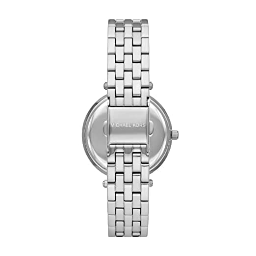 Michael Kors Mens 33 mm Darci Silver Dial Stainless Steel Analog Watch - MK4591I - Kamal Watch Company