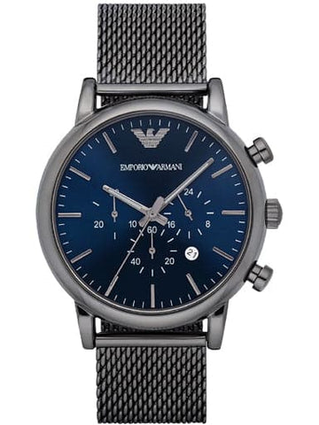 Emporio Armani Men's Dress Gunmetal Watch AR1979I - Kamal Watch Company