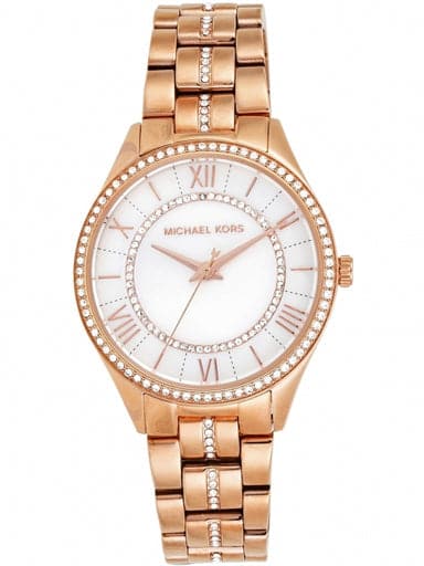 Michael Kors Analog White Dial Women'S Watch-Mk3716