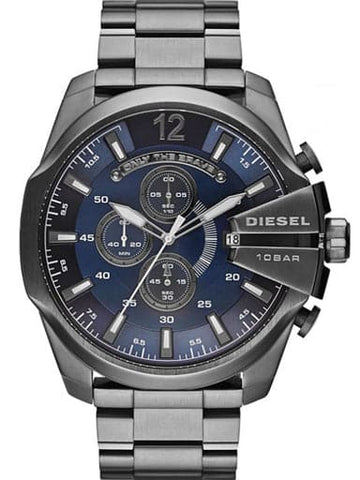 Diesel Mega Chief Round Blue Dial Men's Watch - Kamal Watch Company