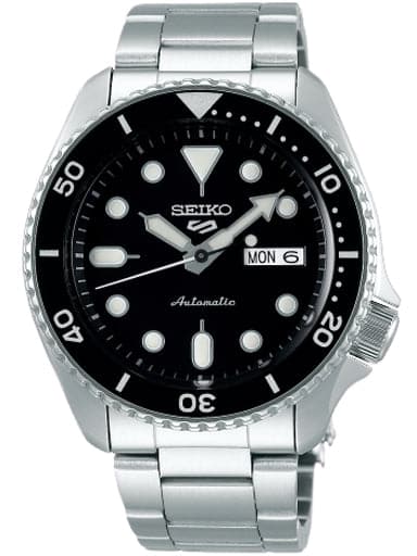 Seiko Automatic Black Dial Men'S Watch Srpd55K1