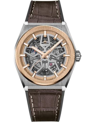 Zenith DEFY Classic Automatic 18kt Rose Gold Men's Watch - Kamal Watch Company