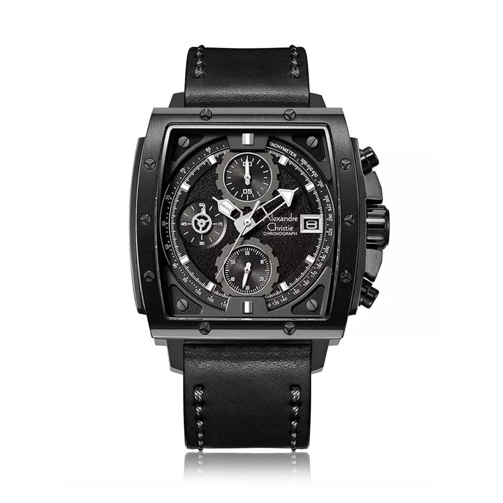 AC 6376 MCL Chronograph Watch For Men – Black - Kamal Watch Company