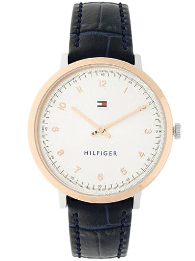 Tommy hilfiger white on sale dial watch