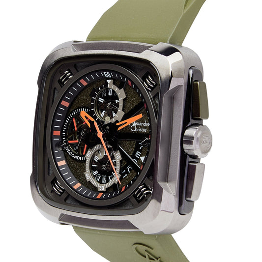 AC 6577 MCR Chronograph Watch For Men – Army Green - Kamal Watch Company