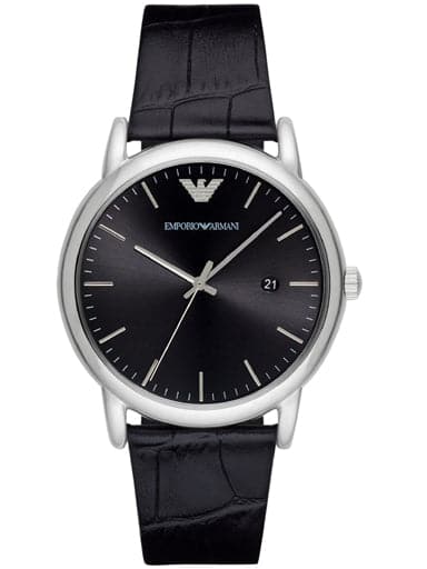 Emporio Armani Luigi Black Dial Men's Watch - Kamal Watch Company